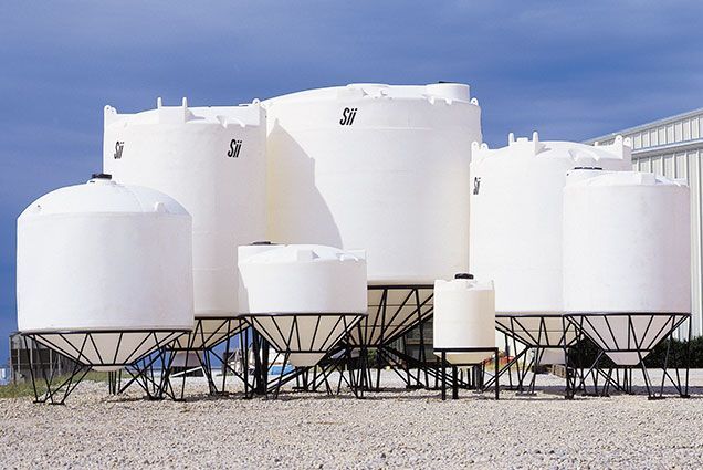 500gal Cone Bottom Storage Tank