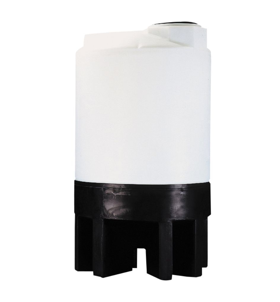 1,050gal Cone Bottom Tank with Polyethylene Stand