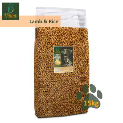 Hilltop Super Premium Adult Working Dog - Lamb & Rice 15kg Hilltop Super Premium Adult Working Dog - Lamb & Rice 15kg