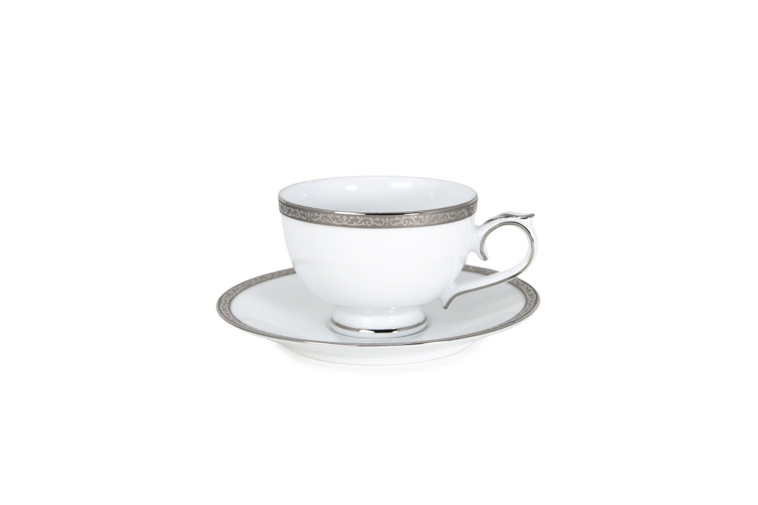 Classic Platinum Kaffibolli&amp;undirskál
