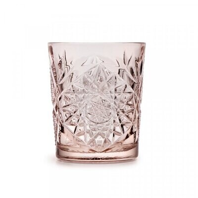 Hobstar coral pink glas 35cl Hobstar coral pink glas 35cl