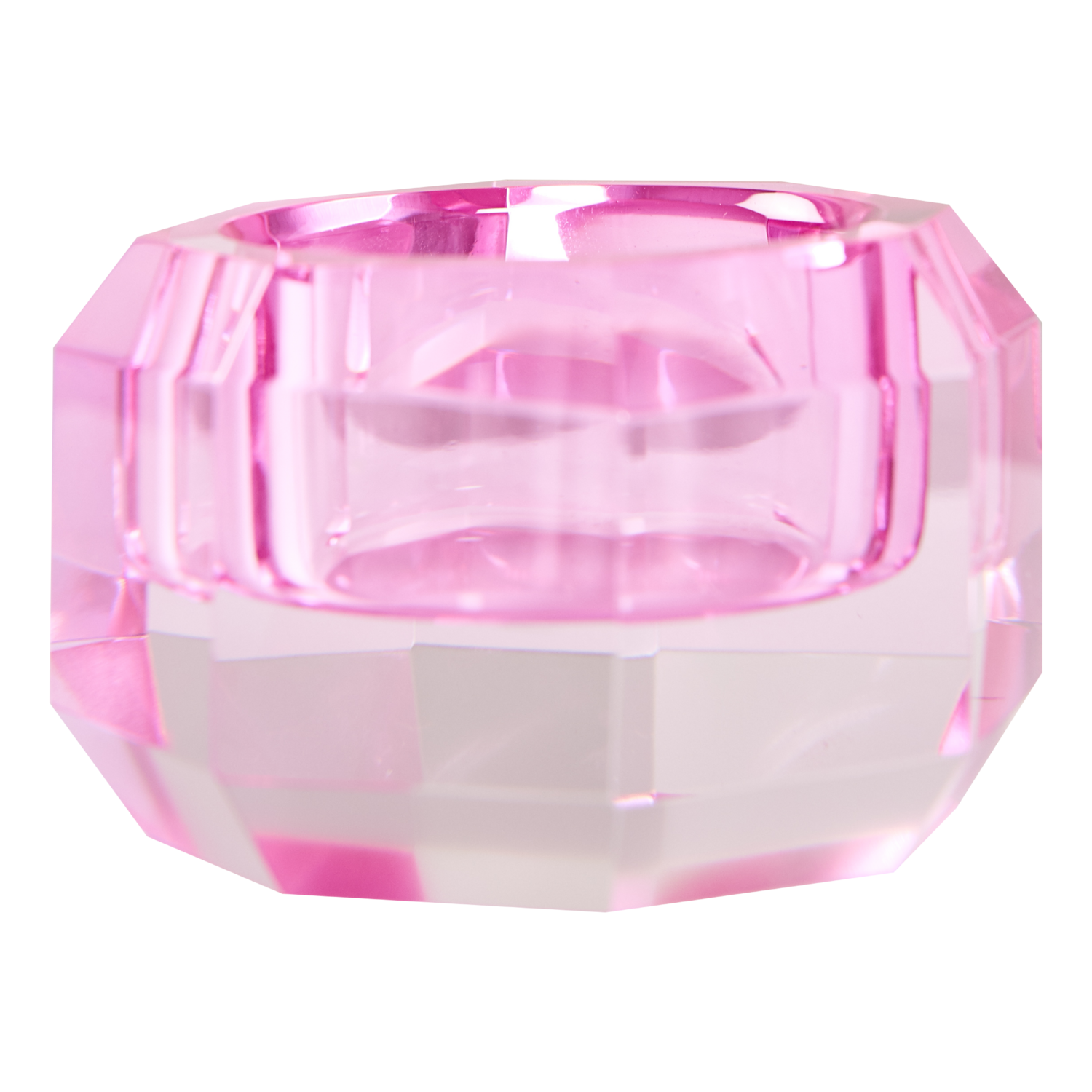 Kristals kertastjaki - Pink 4x6 cm
