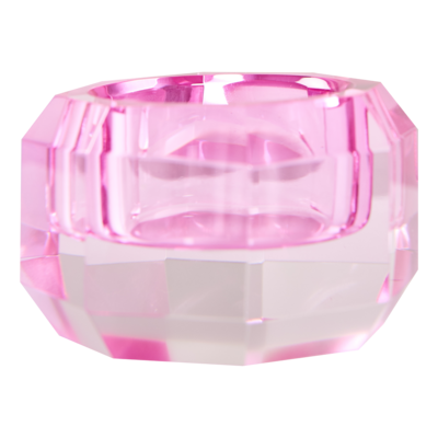 Kristals kertastjaki - Pink 4x6 cm