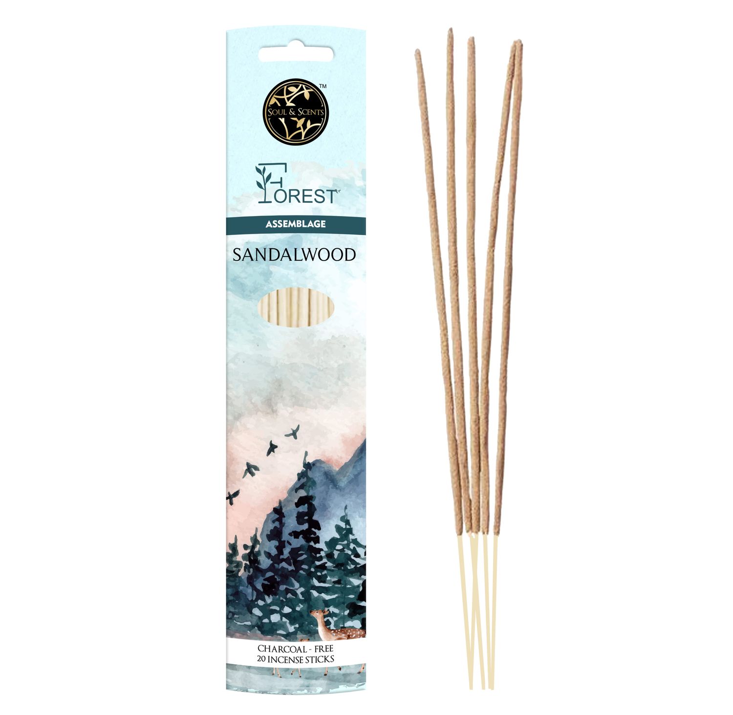 Reykelsi 20stk Sandalwood