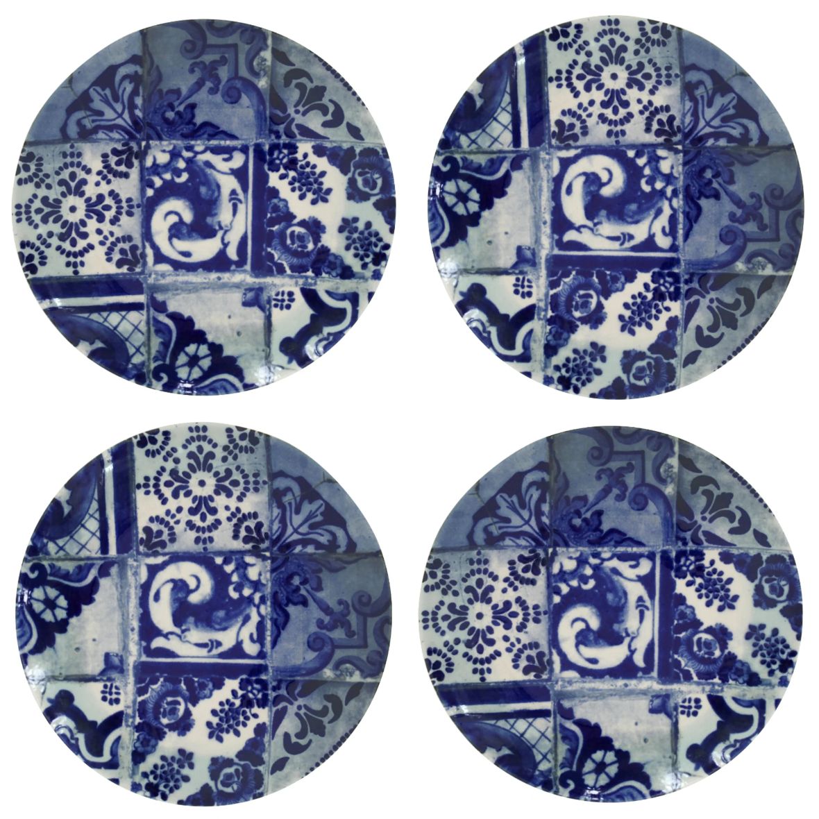 Lisboa Blue Tile Forréttar Diskar