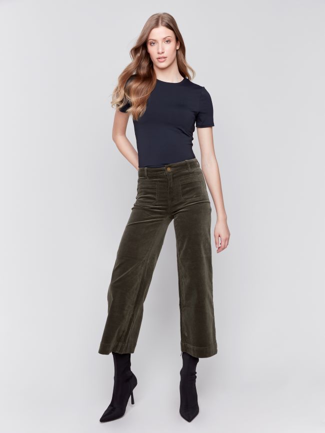 Just Pocket It Cords, Colour: Spruce, Size: 0