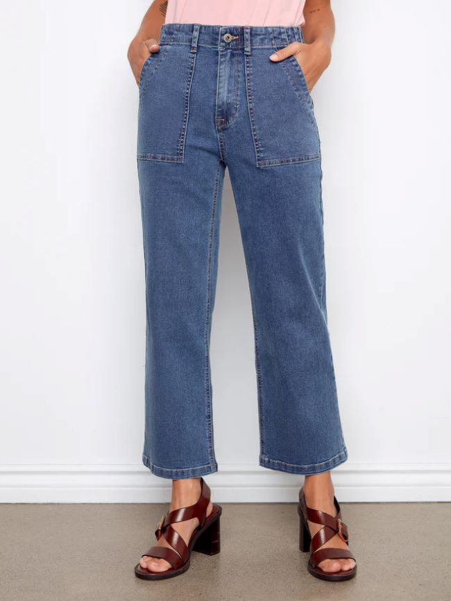 A Pop of Pocket, Colour: Medium Blue, Size: 0