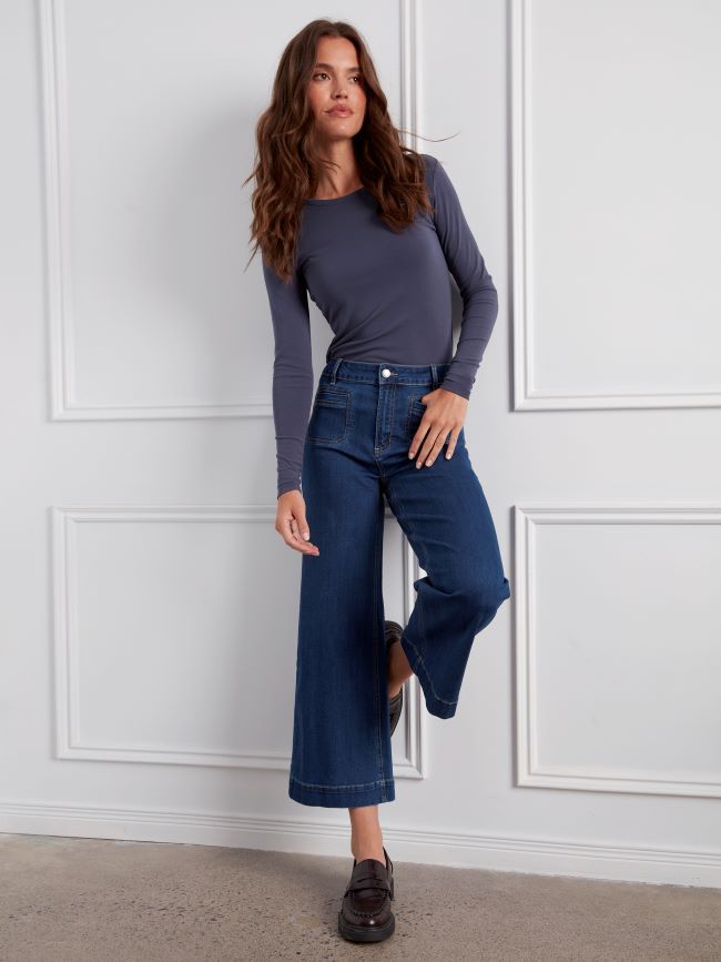 Just Pocket It, Colour: Indigo, Size: 0