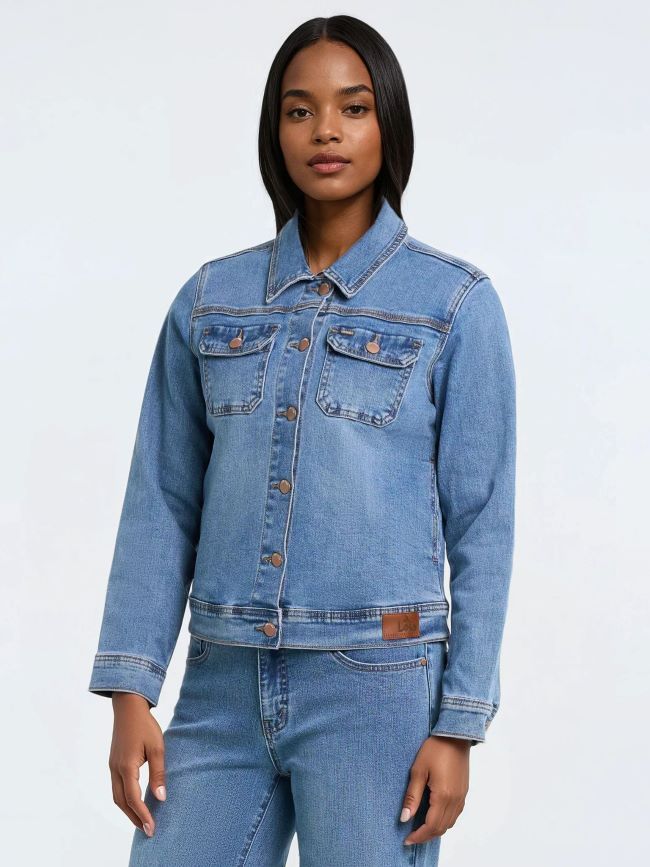 Marisa Jean Jacket, Colour: Light Blue Wash, Size: XSmall