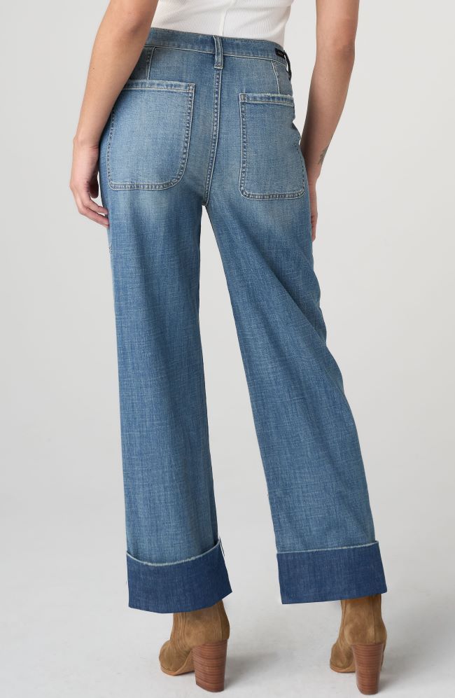 High Rise Relaxed Straight with Utility Pockets