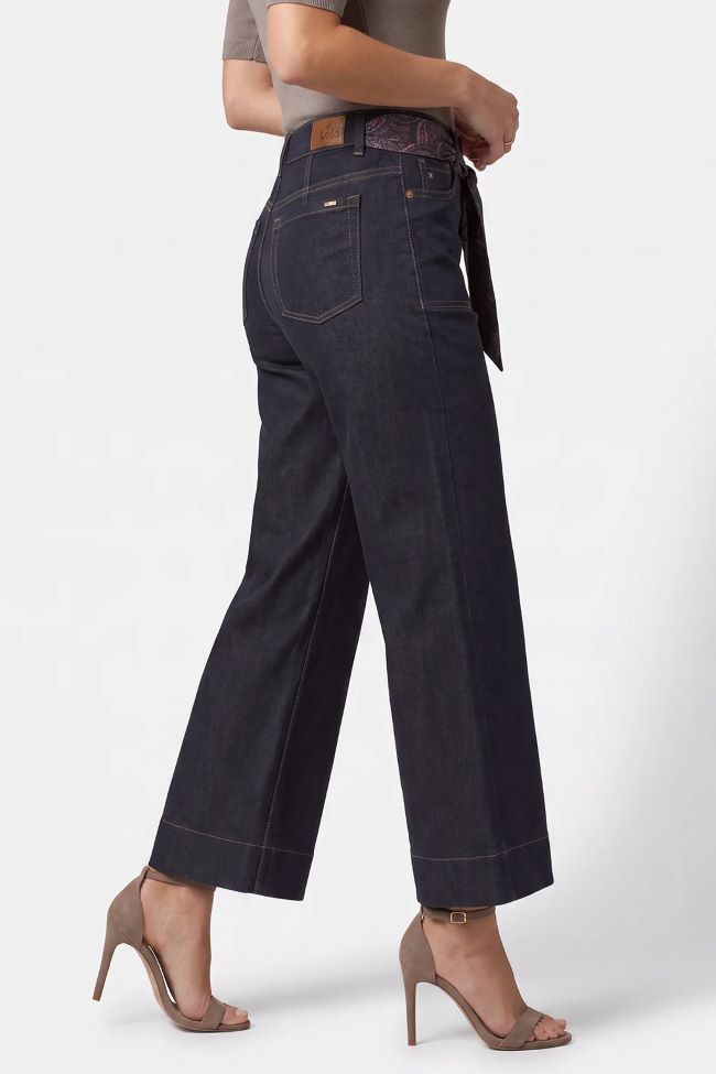 Robie High Waisted Flare with Patch Pocket