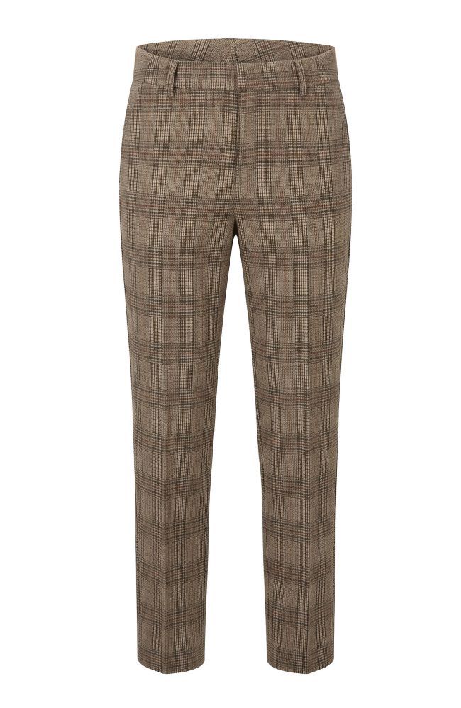 Kelsey Trouser Multi Striped Plaid