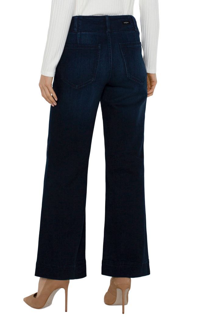 Patch Pocket Wide Leg Trouser