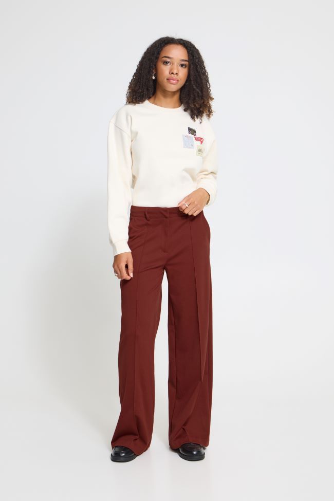 Cannot Wait to Be Seam, Colour: Madder Brown, Size: XSmall