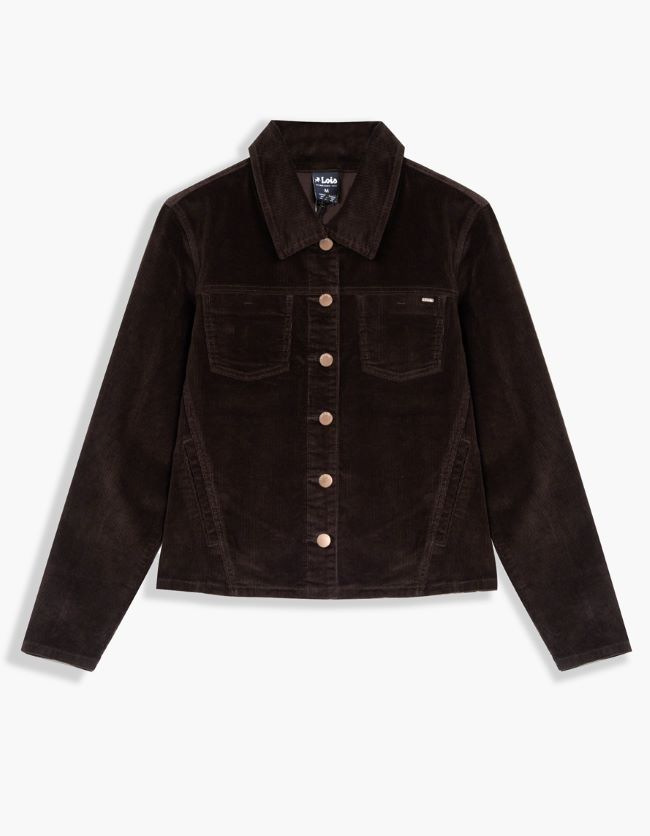 A Cord That Sang to Me Jacket, Colour: Brown, Size: XSmall