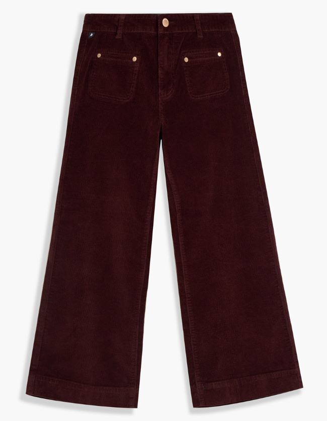 A Cord That Sang to Me Pant, Colour: Fig, Size: 25