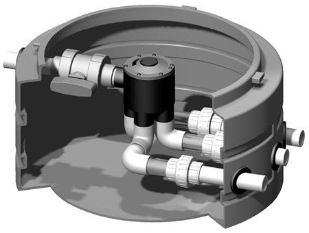 Pre-Assembled 4000 Series K-Rain Valve W/4 Outlets + 3 Zone Cam