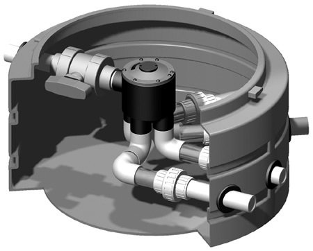 Pre-Assembled 4000 Series K-Rain Valve W/4 Outlets + 4 Zone Cam