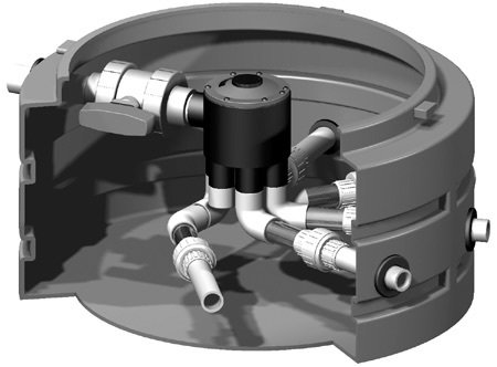 Pre-Assembled 4000 Series K-Rain Valve W/6 Outlets + 5 Zone Cam