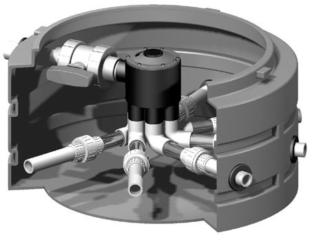 Pre-Assembled 4000 Series K-Rain Valve W/6 Outlets + 6 Zone Cam