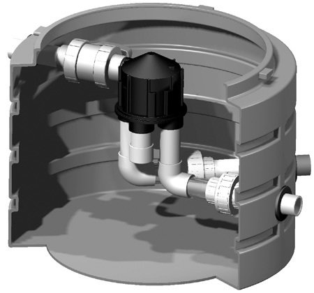Pre-Assembled 6000 Series K-Rain Valve W/4 Outlets + 2 Zone Cam