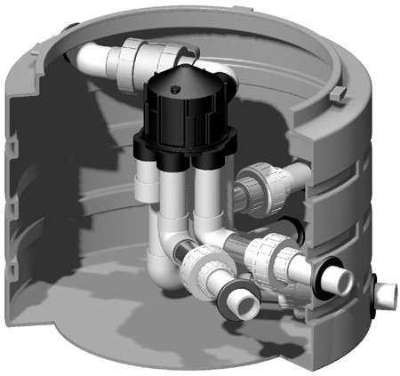 Pre-Assembled 6000 Series K-Rain Valve W/6 Outlets + 5 Zone Cam