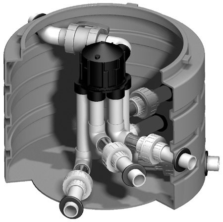 Pre-Assembled 6000 Series K-RAIN Valve w/6 Outlets + 6 Zone Cam