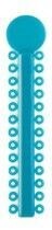 Teal Ligature Ties
