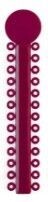 Burgandy Ligature Ties