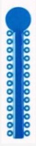 Turquoise Ligature Ties