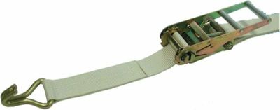 Cinta de amarre con ganchos cerrados 75mm - 10.000KG largo 5 metros