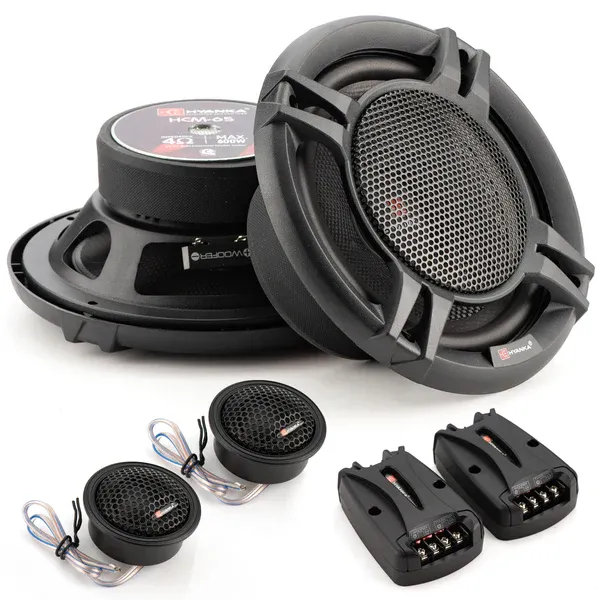 HCM-65 | 6.5&quot; 2-Way Component Car Speakers 300 Watt Rms 4-Ohms