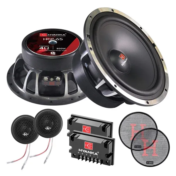 HCP-65 | 6.5&quot; 2-Way Component Stereo Car Door Speakers 400 Watt Rms 4-Ohms