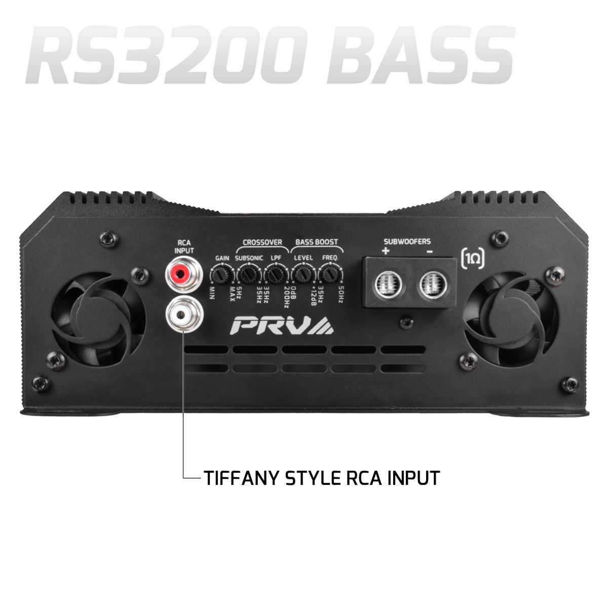 PRV 1 CHANNEL MONOBLOCK AMPLIFIER RS3200 BASS 1 Ohm