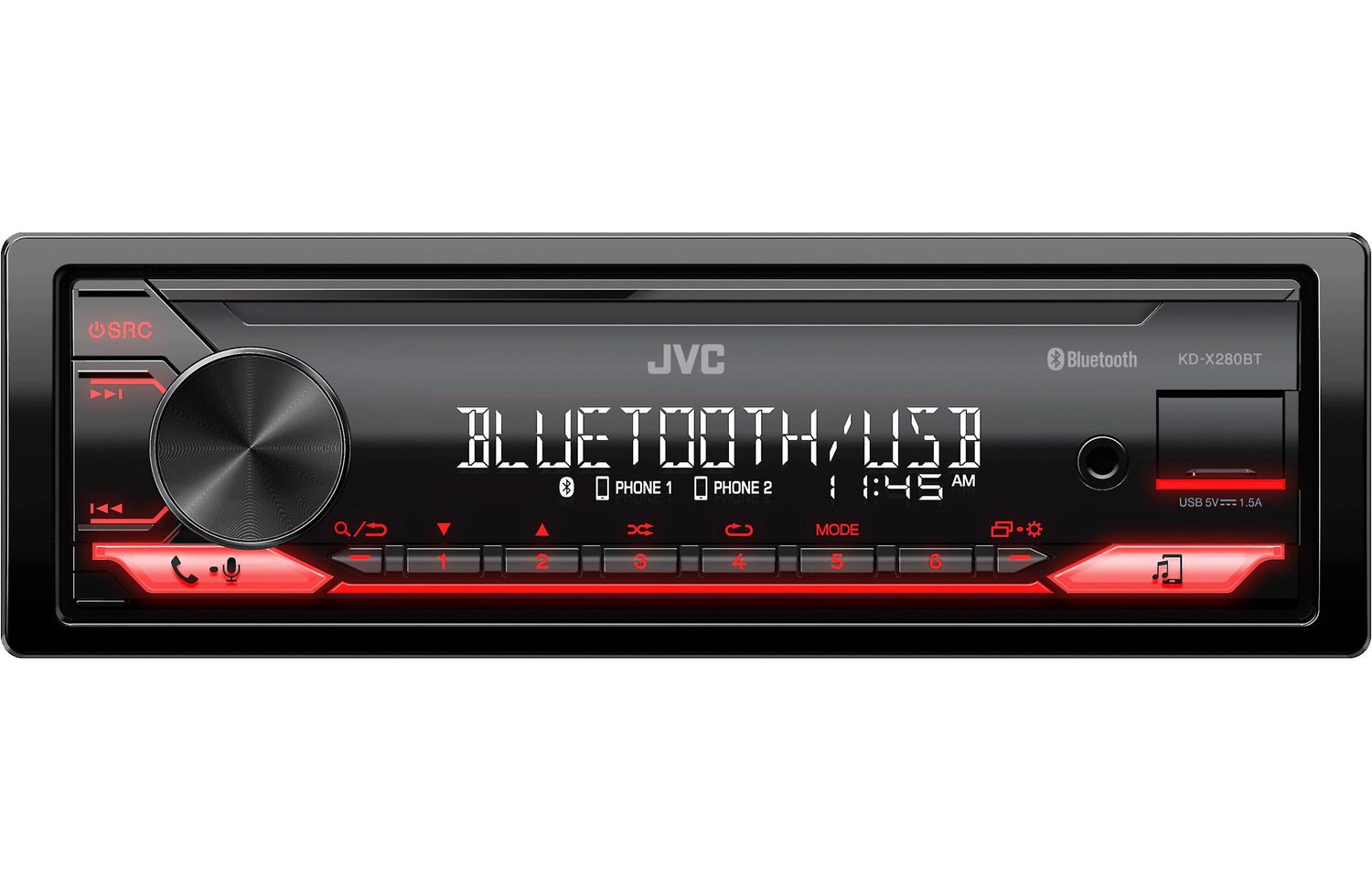 JVC KD-X280BT Digital media receiver