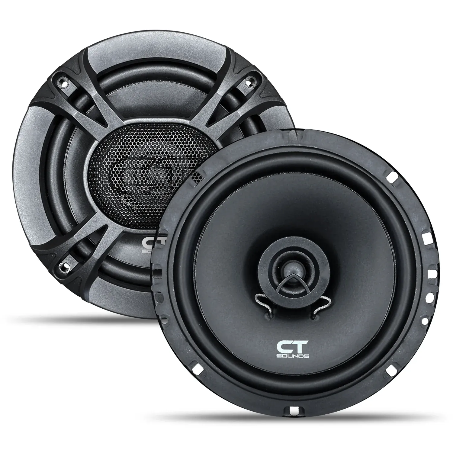 BIO-6-5-COX // 100 Watts RMS 6.5 Inch Car Coaxial Speakers, Pair