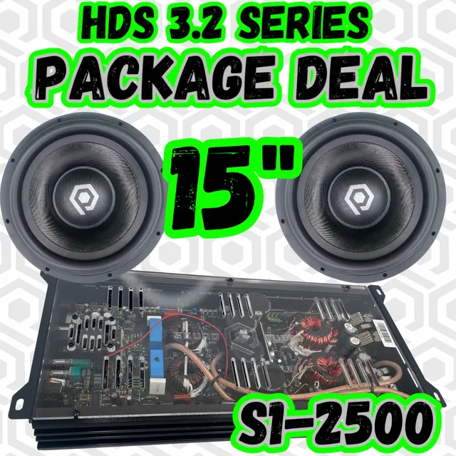HDS3.2 15&quot; Subwoofer 2500 Watt Package
