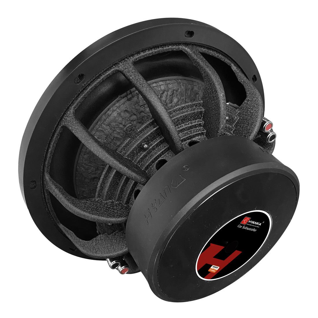 Hyanka BSF-12-4 | 12" Car Subwoofer 800 Watt Rms DVC 4-Ohms Black Aluminum Basket