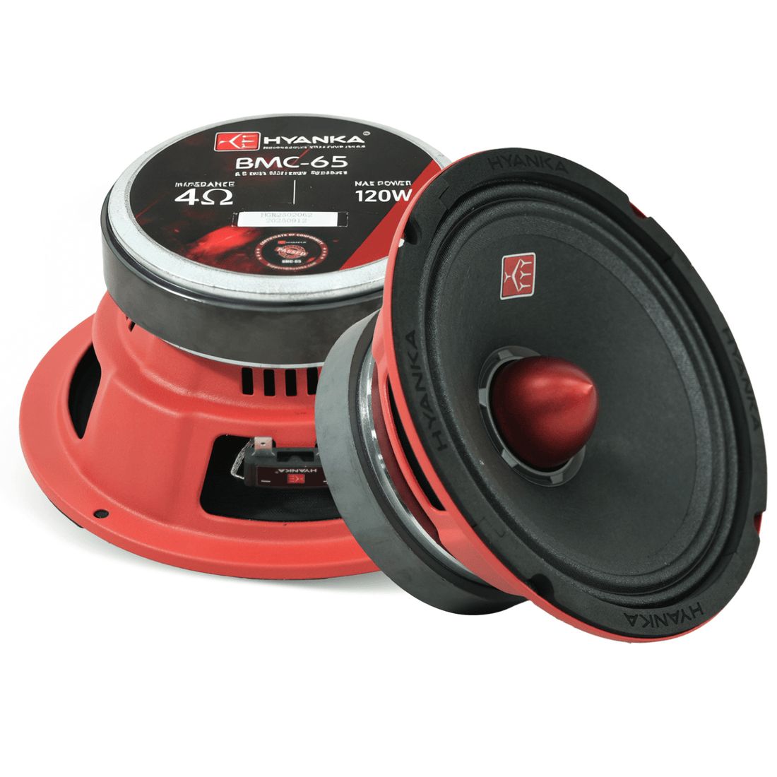 Hyanka BMC-65 | 6.5" Midrange Car Speakers 60 Watts Rms 4-Ohms (pair)