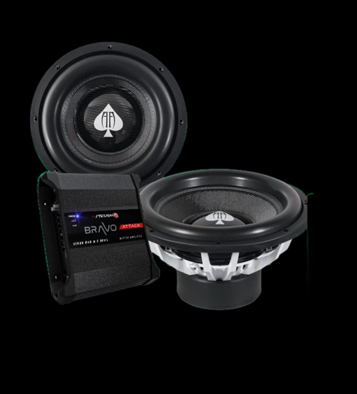 Two🔈🔈Audio Ace Joker 15s BASS Package!!!