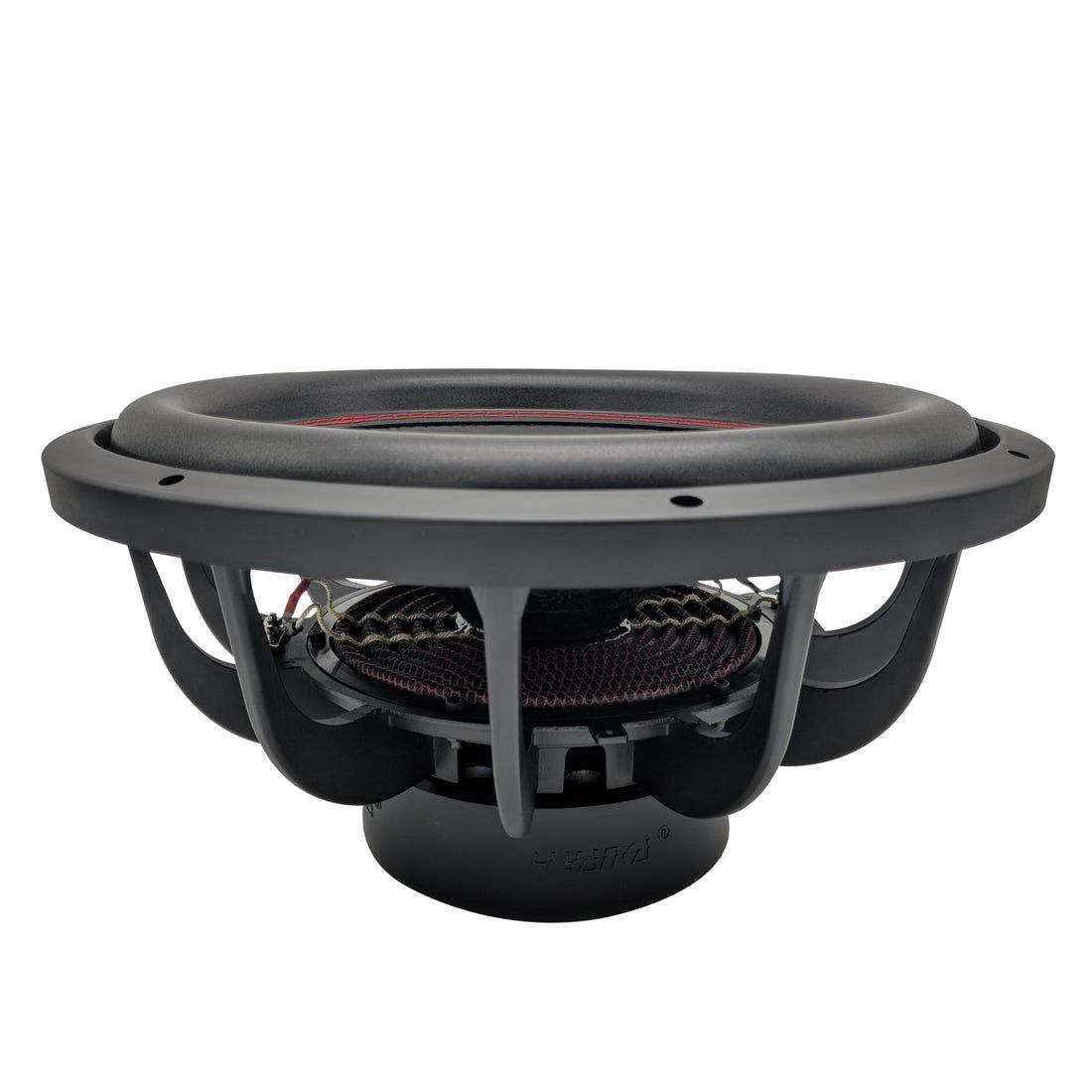 Hyanka BSF-15-4 | 15" Car Subwoofer 1000 Watt Rms DVC 4-Ohms Black Aluminum Basket