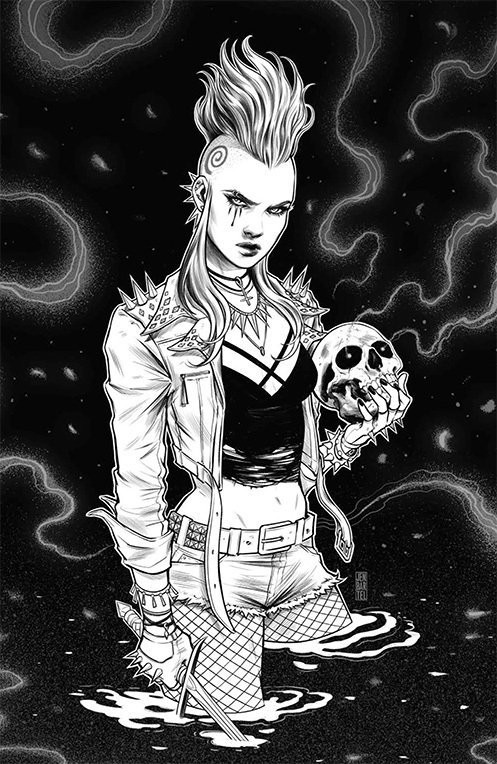 PUNK MAMBO #1 Knowhere Exclusive B&W Virgin Cvr