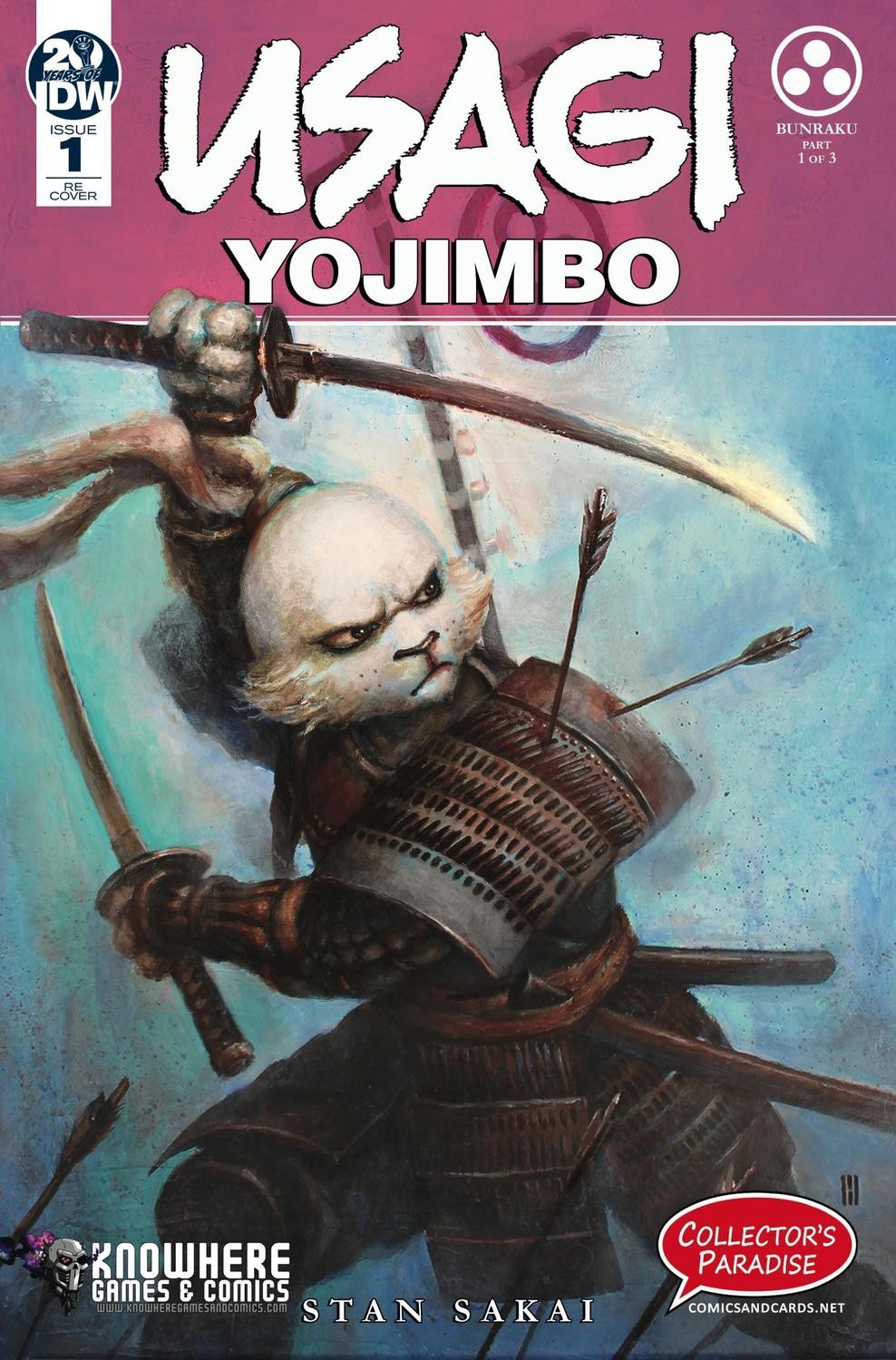 Usagi Yojimbo #1 Knowhere Exclusive Cvr