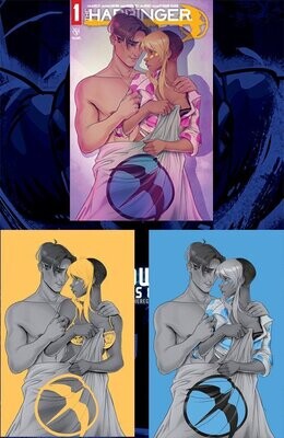 Harbinger #1 KNOWHERE GAMES & COMICS EXCLUSIVE Triple with Color Spot covers by Sweeney Boo