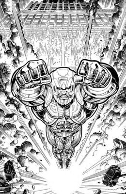 X-O Manowar Unconquered #1 Adams Black & White Variant