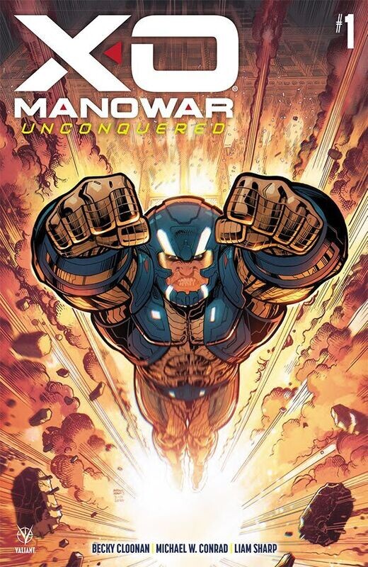 X-O Manowar Unconquered #1 Adams Trade Dress Variant