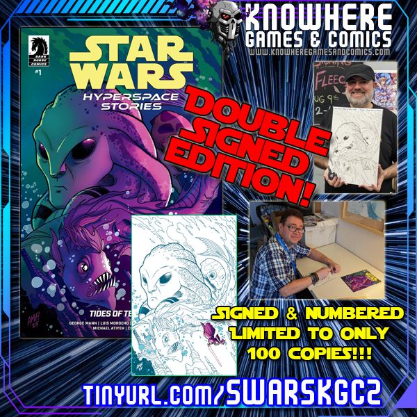 Star Wars: Hyperspace Stories - Tides of Terror #1 KGC SIGNED & NUMBERED Exclusive Set