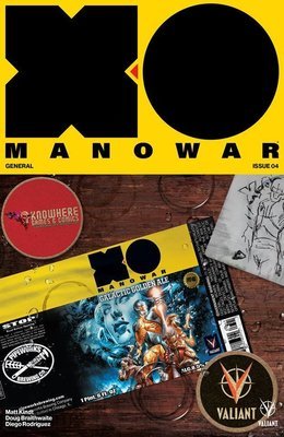 XO MANOWAR #4 Knowhere Exclusive Beer Cover