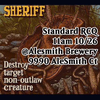 Season 4 Round 2 RCQ Standard October 26th Season 4 Round 2 RCQ Standard October 26th