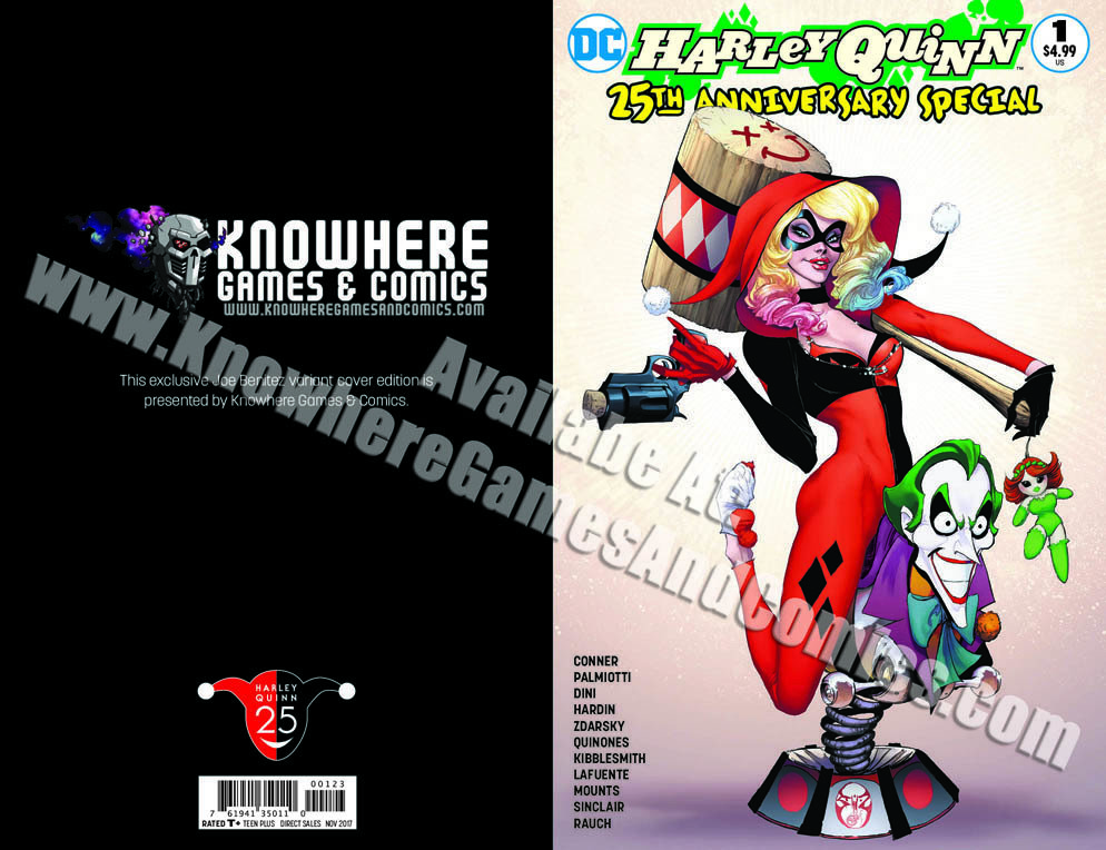 HARLEY QUINN 25TH ANNIVERSARY SPECIAL #1 Knowhere Exclusive Variant